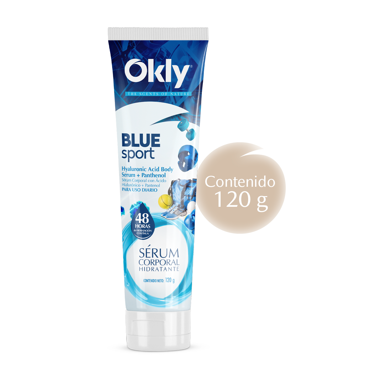 Okly Sérum corporal Blue Sport 120ml