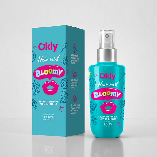 Hair Mist Bloomy OKLY 100 ml, bruma perfumada para el cabello